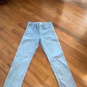 Light Wash Skinny Jeans
